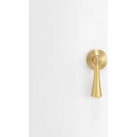 BUNTHAUS 2er-Pack massive, gebürstete Gold-Tropfen-Schrankgriffe, Beschläge für Schränke, Schubladen, Türen, dekorative Möbel (1/5)