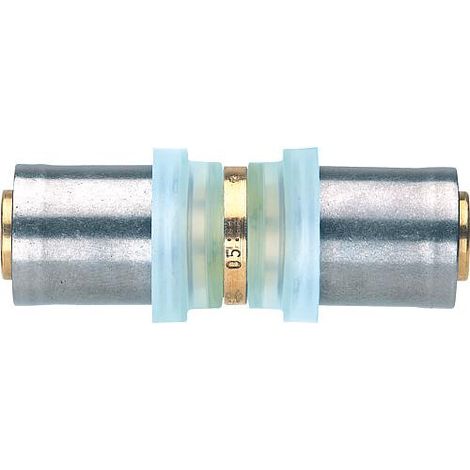 Raccord a sertir EVENES pour multicouche, couplage, 26x3 - 26x3mm, contour TH (1/2)