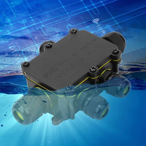 IP68-Kunststoff-Anschlussdose, 5 m Unterwasseranschluss, Verdrahtungsbox T100 450VAC 24A UL94V-2 (1/5)