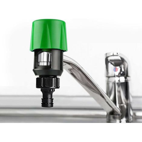 Connecteur de robinet de cuisine, connecteur de robinet pour arrosage de jardin, connecteur de robinet de tuyau d'arrosage, connecteur de tuyau à raccord rapide de cuisine pour évier de cuisine (1/5)