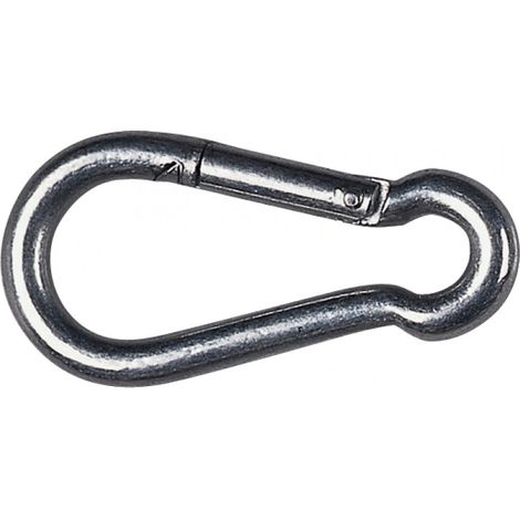 Moschettone in Acciaio Lunghezza 120 mm Spessore 10,5 mm Maurer 5 pz