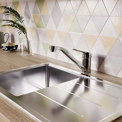 Ideal Standard CeraFlex - Mitigeur de lavabo, BlueStart, chrome BC129AA (1/10)