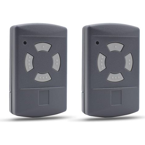 Kompatible Fernbedienung für HORMANN Garagentore, 40,685 MHz, HSE2 HSM4 HSM2 HSE4 HS2 HS4, graue Tasten (2er-Pack) (1/5)