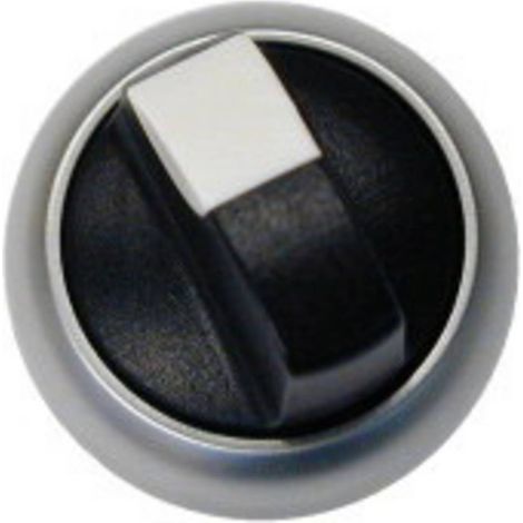 Interruttore rotativo Eaton M22-WKV nero grigio plastica