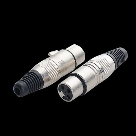 3-pin female XLR connector, female XLR signal jack, microphone, tuning indicator light, wiring (1/5)