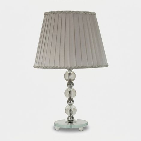 Tischlampe aus Glas und Stoff Tolly (1/5)