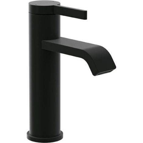 VB Einhebel-Waschtischarmatur Dawn 38x123x166mm Rund Matt Black (1/2)