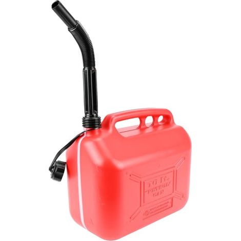 Bidon d'essence de 10 litres avec indicateur de niveau (1/3)