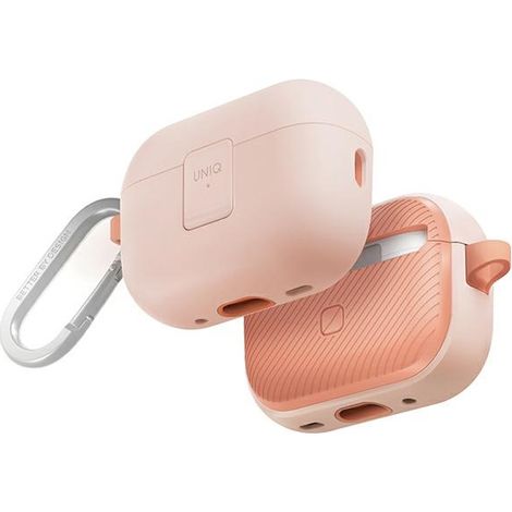 Funda UNIQ Clyde Lock para AirPods Pro 2 (2022/2023) rosa empolvado-rosa/rosa claro-rosa crepé (1/5)