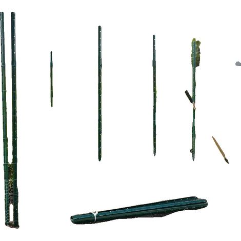 Pali per recinzione, in metallo robusto, multiuso, rossi (1/2)