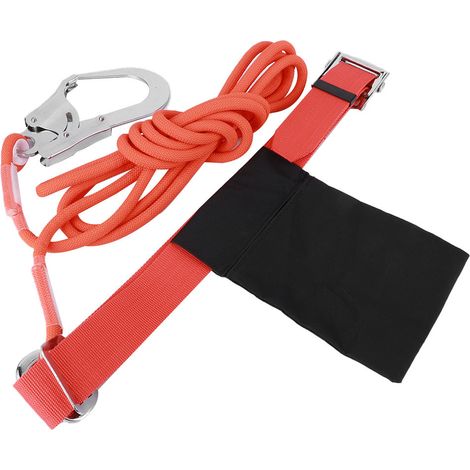 Ceinture de sécurité extérieure pour escalade et camping, crochet large, assurance en haute altitude, taille unique (1/5)