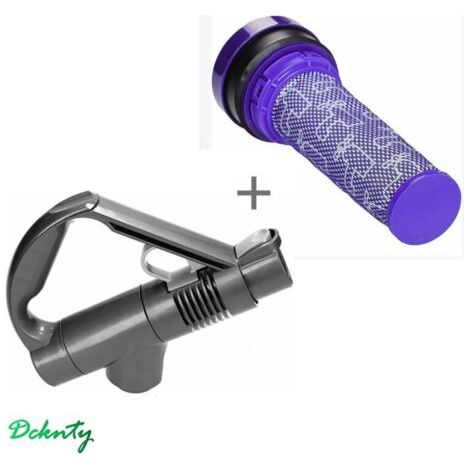 Filtre Pré-Moteur pour Aspirateur Dyson DC37 DC28C DC53 DC37 92341301 et Poignée Compatible avec Dyson Dyson DC37 DC39C DC53 Piece Detache 917276-01 Poignée de Rechange Poignée de Remplacement Access