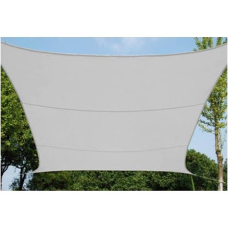 C TENDA VELA OMBREGGIANTE QUADR HDPE 5X5 BIANCO