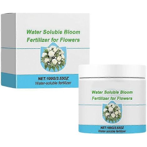 Engrais pour fleurs et plantes, poudre à enracinement rapide, soluble dans l'eau, pour une croissance puissante (1/4)