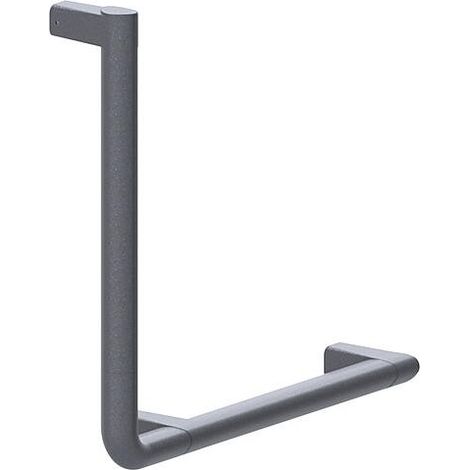 Poignée coudée Série Cavere en aluminium, anthracite métallisé 95, 400x400 mm, 90°, version gauche (1/2)