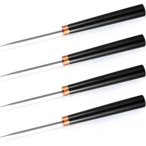Ensemble de 4 outils de rasage avec manche en bois (1/5)