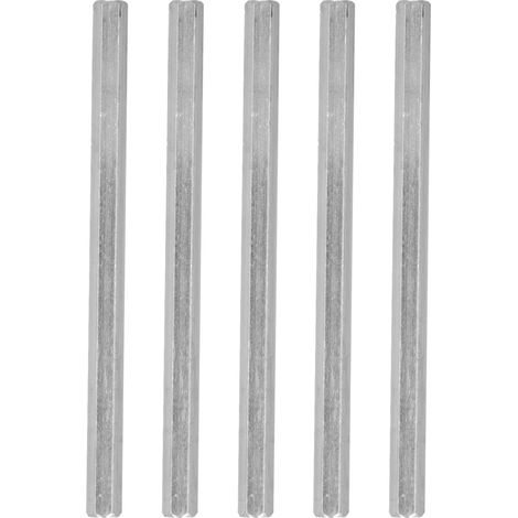 Ensemble de 5 barres hexagonales en acier inoxydable, adaptées aux tours robotisés intelligents et aux équipements d'ingénierie 4102-0008-0120 (1/5)