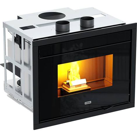 Inserto Camino FOCO - Canalizzato - Alimentazione: Pellet - Mod. 15c - Classe Energetica A+