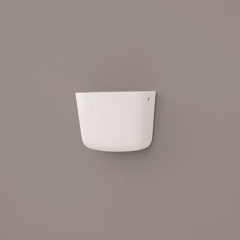 Cassetta di scarico alta Ten in ceramica bianca di Art Ceram