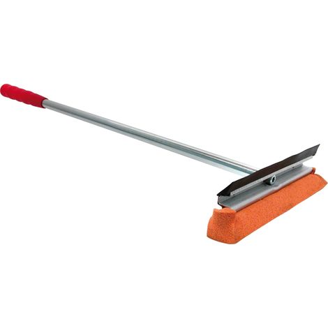 Raclette 22cm manche metal 60cm