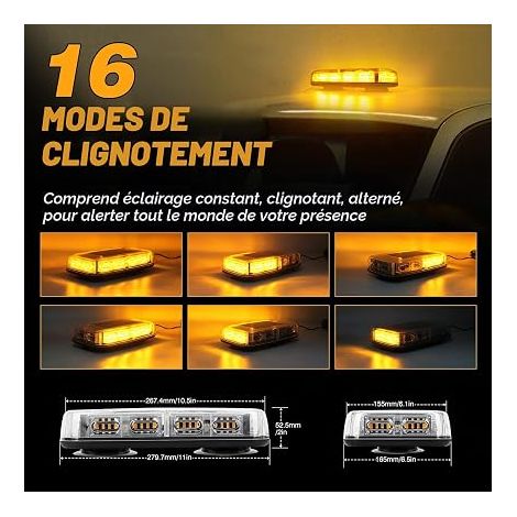 LED Emergency Light, Security Lighting for Tertiary Atmospheres, White Light 4000K, Versatile Installation, Battery Life 8h, Ideal for Black Out - Colour: White (1/4)