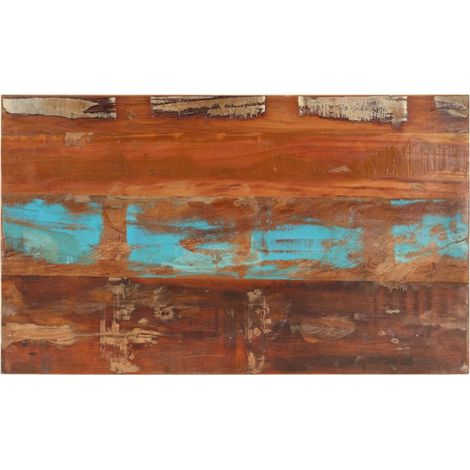 vidaXL Piano Tavolo Rettangolare 60x100 cm 15-16 mm Legno di Recupero (1/10)