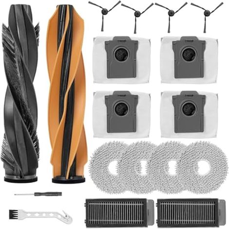18 Kit d'accessoires pour Dreame Matrix10 Ultra / X50 Ultra Complete / L50 Pro Ultra / X50 Master / L40s Pro Ultra / L50s Pro Ultra, pour Mova V50 Ultra Complete / P50s Ultra Robot Aspirateur (1/5)