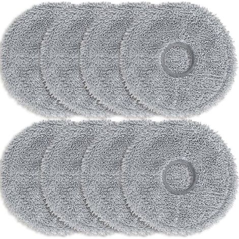 Balais-serpillères compatibles avec les modèles Dreame L10s Ultra, L10 Ultra, L10s Pro et Xiaomi X10+ (lot de 8) (1/4)