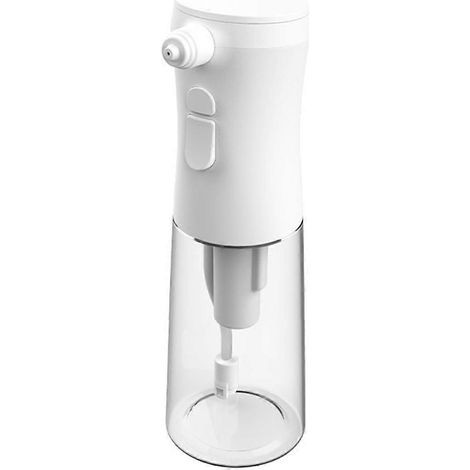 Distributeur de savon automatique, distributeur de savon mousse électrique 220 ml, flacon pulvérisateur de savon mousse pour cuisine et salle de bain (1/4)