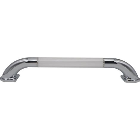 Barre d'appui de porte avec éclairage LED bleu (18 pouces, 12 V) pour camping-cars, bateaux, yachts, caravanes et caravanes (1/5)