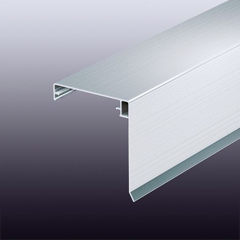 Wetterschenkel-Klemmdeckel preßblank 4000 mm