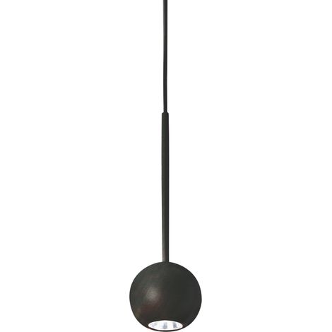 Lampada A Sospensione Moderna Archimede Metallo Nero Led 4W 3000K Ip20
