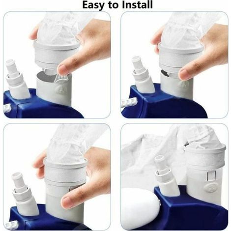 Lot de 2 Sac à Limon Adaptable Haute Qualité  filtre de rechange Grande Capacité pour Polaris 280 ou 480 Robot Nettoyeur de Piscine (1/4)