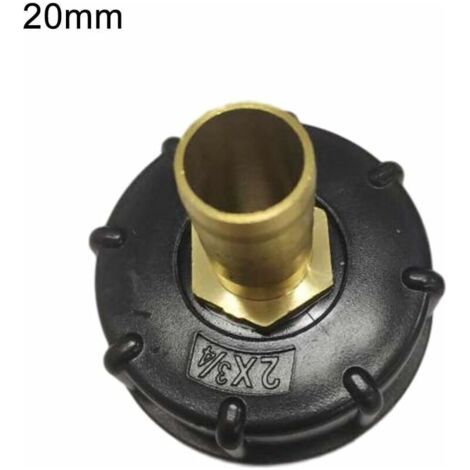 QORVA-Mamelon Raccord Rapide Pour Cuve 1000 L, Multitanks Raccord, Laiton Connecteur De Tuyau, Adaptateur De Réservoir IBC (25mm)-Fei Yu (1/3)