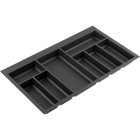 Classico Kristall softTouch Besteckkasten 722x424mm schwarz SANS MARQUE