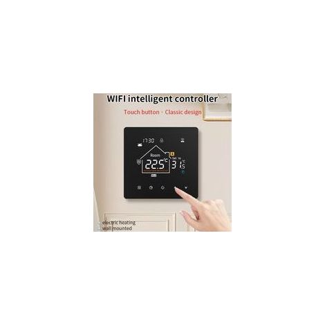 Thermostat intelligent sans fil pour chauffage au sol électrique – Programmable à distance, compatible toutes marques (1/5)