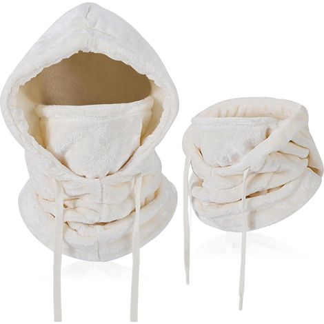 Cagoule polaire chaude réglable unisexe pour homme et femme (1/5)