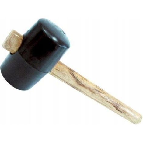 Martello di gomma con manico in legno, 225 g