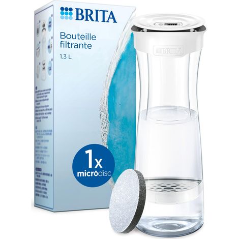 Carafe Filtrante 1,3L Blanc Inclus 1 MicroDisc (1/5)