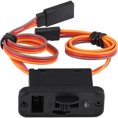 Interrupteur LED robuste pour récepteur RC, accessoire de connexion marche/arrêt pour modélisme (1/5)