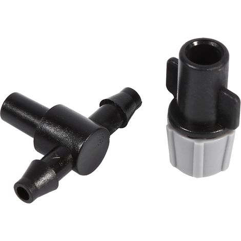 20 Pièces Têtes d'Arrosage Brumisation Nozzle Joints en T pour Système d'Irrigation Jardin (1/5)