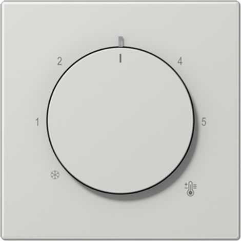 Jung Tapa para termostato, símbolo de temperatura, termoplástico, Serie LS, lichtgrau LS 1749 BF LG
