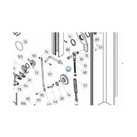 PPD1386.4540 Soporte Disco Liberador SIGNO Repuesto Original NICE PPD1386.4540