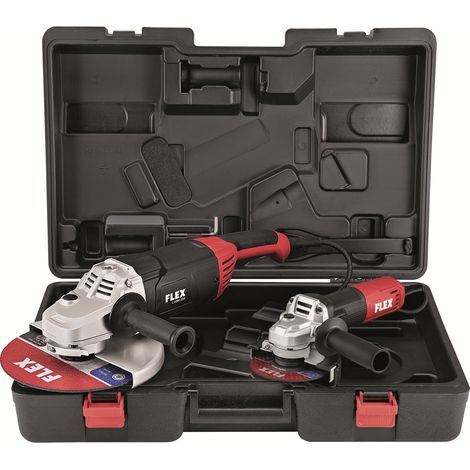 Flex Winkelschleifer Set L 2200 230 + L 1100 125 Set 230/CEE (1/3)