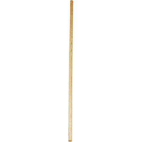 Manche à balais Ø 24 mm – Bois certifié PEFC – Solide, écologique et compatible avec la plupart des têtes de balais