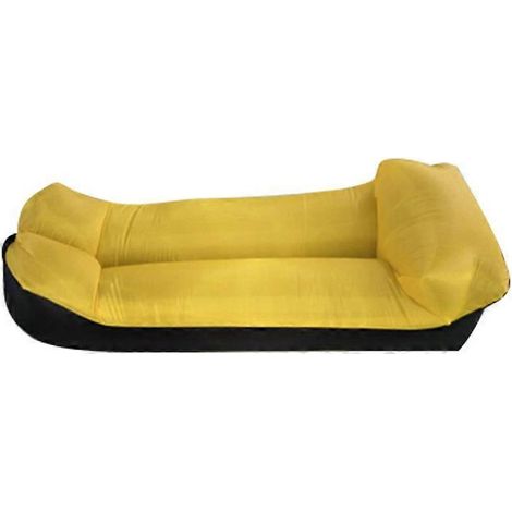 Chaise longue de plage pour adultes, sac de couchage de camping pliable rapidement, canapé gonflable imperméable, matelas gonflable pour camping paresseux