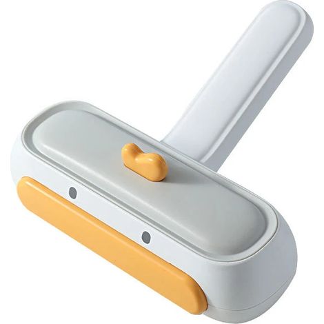 Accessoires pour animaux de compagnie, brosse pour enlever les poils de chiens et de chats, outil d'épilation double action, outils de nettoyage et de toilettage pour animaux (1/4)