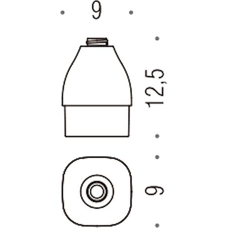 COLOMBO DESIGN Alizé contenitore per spandi sapone cromato codice prod: B93700-VAN