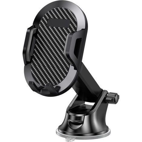 Support de Téléphone Voiture Portable À Ventouse Rotation 360° pour Sur le pare-brise & tableau de bord (1/4)