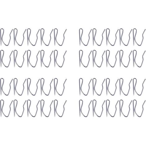 curtain hooks silver color